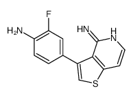 3-(4-amino-3-fluorophenyl)thieno[3,2-c]pyridin-4-amine Structure