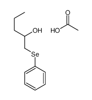 acetic acid,1-phenylselanylpentan-2-ol Structure