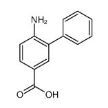 6-氨基-联苯-3-羧酸结构式