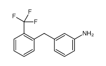 Benzenamine, 3-[[2-(trifluoromethyl)phenyl]methyl] Structure