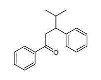 4-methyl-1,3-diphenylpentan-1-one Structure