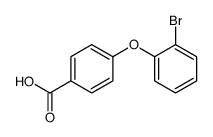 4-(2-bromophenoxy)benzoic acid结构式