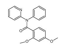 2,4-dimethoxy-N-phenyl-N-(pyridin-2-yl)benzamide结构式