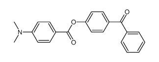 4-benzoylphenyl 4-(dimethylamino)benzoate Structure