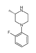 (3S)-1-(2-fluorophenyl)-3-methylpiperazine Structure