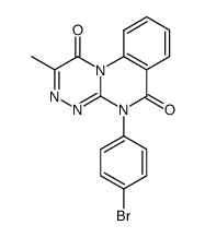 10-(4-Bromo-phenyl)-3-methyl-10H-1,2,4a,10-tetraaza-phenanthrene-4,9-dione Structure