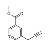 5-(氰基甲基)烟酸甲酯结构式