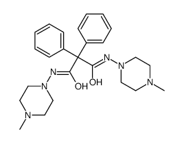 N,N'-bis(4-methylpiperazin-1-yl)-2,2-diphenylpropanediamide Structure