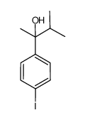 2-(4-iodophenyl)-3-methyl-butan-2-ol结构式