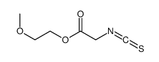 2-methoxyethyl 2-isothiocyanatoacetate Structure