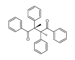 1,4-Butanedione, 2,3-dimethyl-1,2,3,4-tetraphenyl-, (R*,S*)结构式