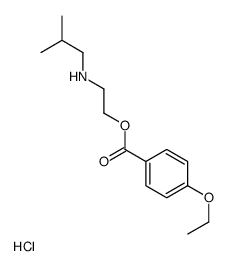 2-(4-ethoxybenzoyl)oxyethyl-(2-methylpropyl)azanium,chloride结构式