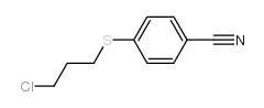 4-[(3-CHLOROPROPYL)THIO]-BENZONITRILE结构式