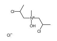 bis(2-chloropropyl)-hydroxy-methylazanium,chloride结构式