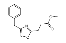 methyl 3-(3-benzyl-1,2,4-oxadiazol-5-yl)propanoate结构式