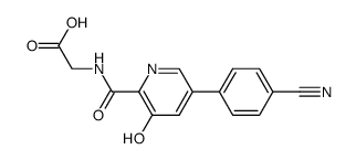 N-(5-(4-cyanophenyl)hydroxypicolinoyl)glycine picture