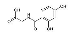 [(3,5-dihydroxy-pyridine-2-carbonyl)-amino]-acetic acid Structure