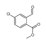 methyl 4-chloro-2-formylbenzoate Structure