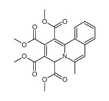 6-methyl-4H-pyrido[2,1-a]isoquinoline-1,2,3,4-tetracarboxylic acid tetramethyl ester Structure