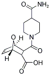 3-(4-CARBAMOYL-PIPERIDINE-1-CARBONYL)-7-OXA-BICYCLO[2.2.1]HEPT-5-ENE-2-CARBOXYLIC ACID Structure