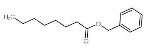 Octanoic acid,phenylmethyl ester Structure