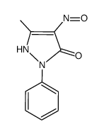 3-methyl-4-nitroso-1-phenyl-5-pyrazolone Structure