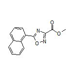Methyl 5-(1-Naphthyl)-1,2,4-oxadiazole-3-carboxylate Structure