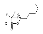 hept-1-en-2-yl trifluoromethanesulfonate结构式