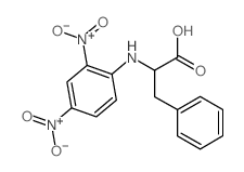 D-Phenylalanine,N-(2,4-dinitrophenyl)-结构式