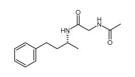 2-ethanamido-N-(4-phenylbutan-2-yl)ethanamide Structure