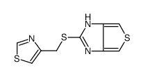 2-(1,3-thiazol-4-ylmethylsulfanyl)-1H-thieno[3,4-d]imidazole Structure