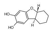 2,3-Dibenzofurandiol, 5a,6,7,8,9,9a-hexahydro-, trans- (9CI) Structure