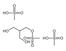 [3-hydroxy-2-(hydroxymethyl)propyl] methanesulfonate,methanesulfonic acid结构式