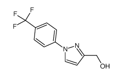 {1-[4-(trifluoromethyl)phenyl]-1H-pyrazol-3-yl}-methanol结构式