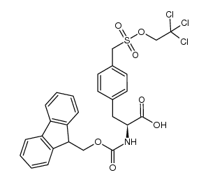 Fmoc-4-sulfomethyl-Phe(Tce)-OH structure