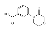 3-(3-氧代吗啉)苯甲酸结构式