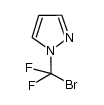 1-bromodifluoromethylpyrazole Structure