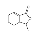 3-methyl-3a,4,5,6-tetrahydroxy-3H-isobenzofuran-1-one结构式