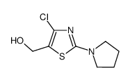 (4-Chloro-2-pyrrolidin-1-yl-thiazol-5-yl)-methanol Structure