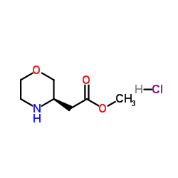 (R)-Methyl 2-(morpholin-3-yl)acetate hydrochloride picture