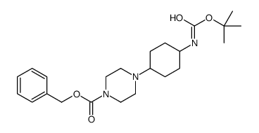 4-(4-((叔丁氧基羰基)氨基)环己基)哌嗪-1-羧酸苄酯图片