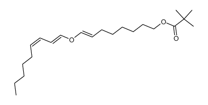 (E)-8-(((1E,3Z)-nona-1,3-dien-1-yl)oxy)oct-7-en-1-yl pivalate Structure