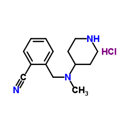 2-[(Methyl-piperidin-4-yl-amino)-Methyl]-benzonitrile hydrochloride picture