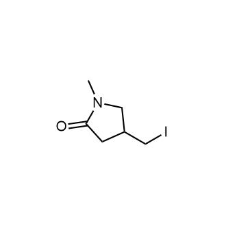 4-(Iodomethyl)-1-methyl-pyrrolidin-2-one structure