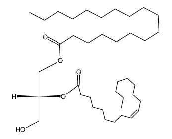 D-α-Stearoyl-β-oleoylglycerin Structure