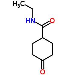 N-Ethyl-4-oxocyclohexanecarboxamide结构式