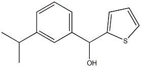 (3-propan-2-ylphenyl)-thiophen-2-ylmethanol Structure