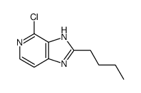 2-butyl-4-chloro-3H-imidazo<4,5-c>pyridine结构式