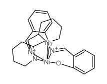 Nickel,bis[2-[[(2-pyridinylmethyl)imino]methyl]phenolato-N,N',O]- (9CI) Structure