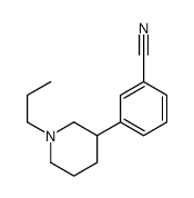 3-(3-cyanophenyl)-N-n-propylpiperidine结构式